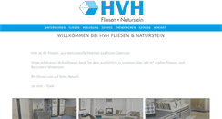 Desktop Screenshot of hvh-fliesen.de